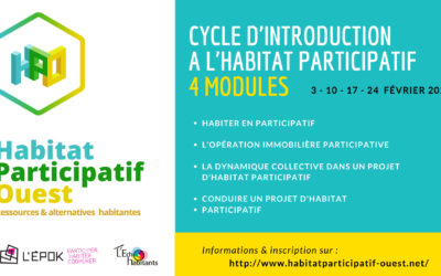 Cycle court de formation à l’habitat participatif