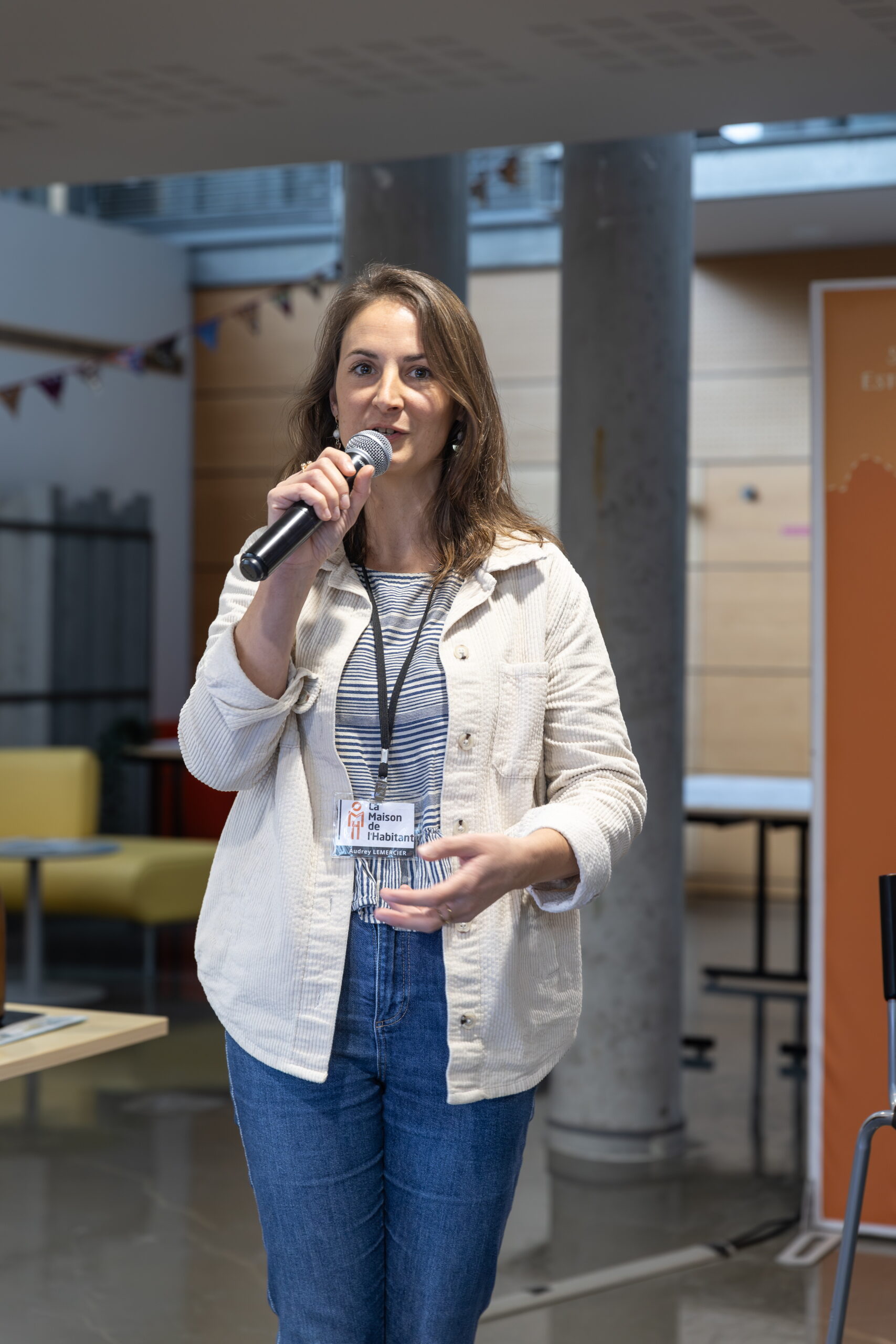 Ouverture des rencontres locales de l'habitat participatif par Audrey Lemercier pour la Maison de l'habitant
