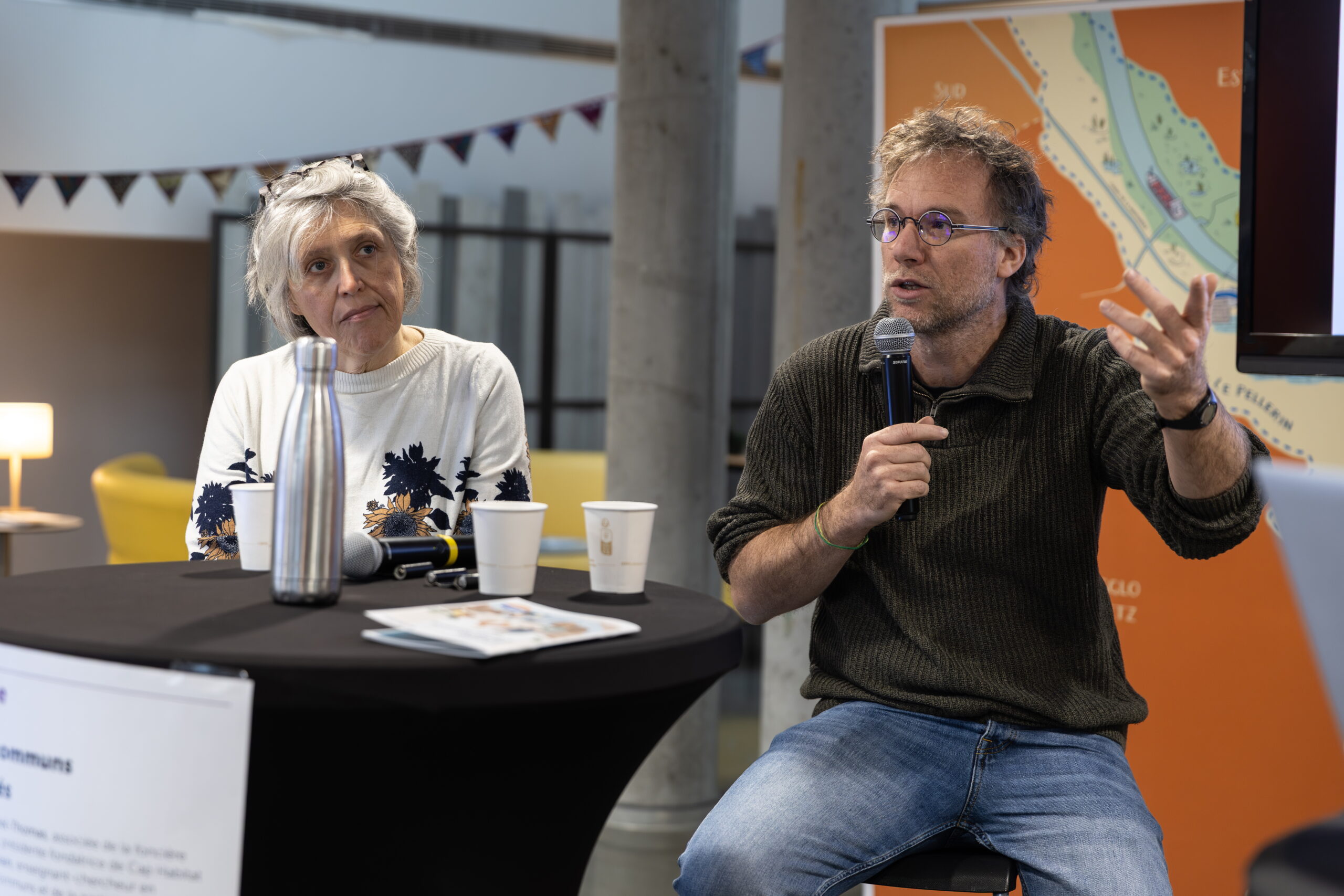 Pierre Servain et Valérie Morel-table ronde-Rencontres locales de l'habitat participatif 2025